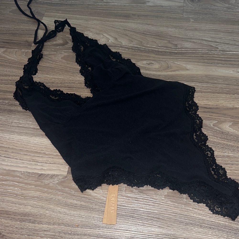 skims summer mesh lace plunge bodysuit